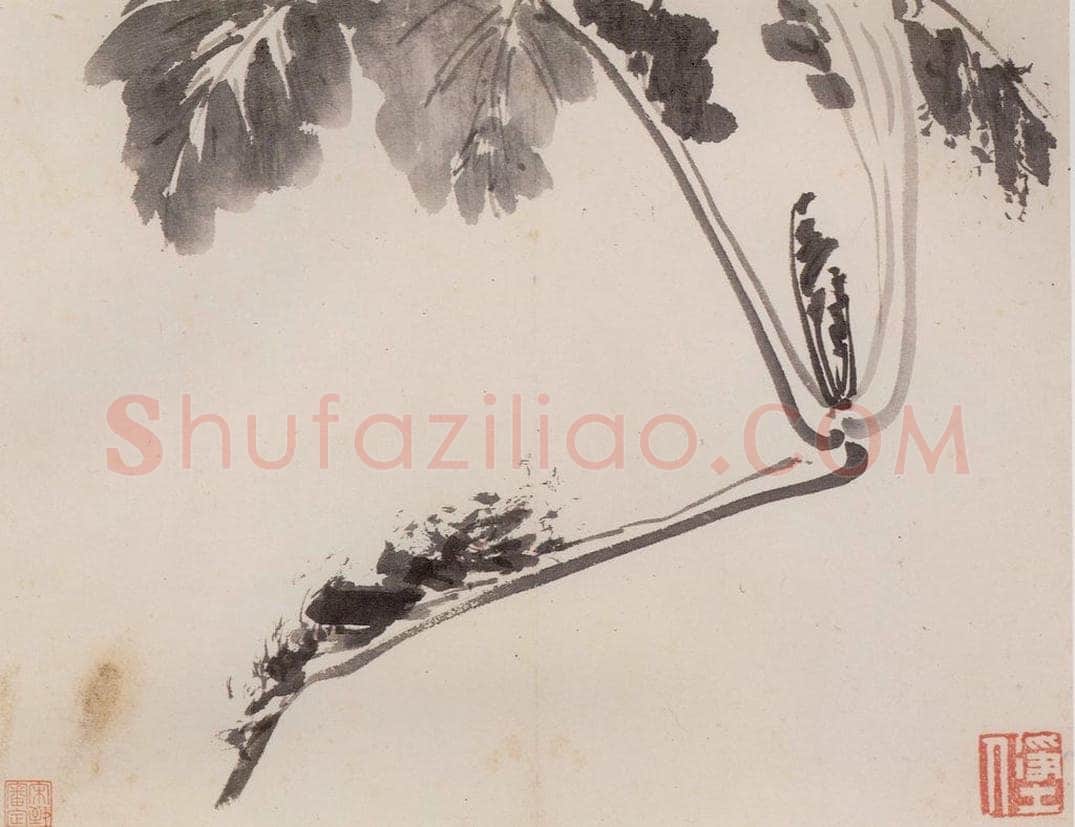 清 传綮 《写生》 书画作品