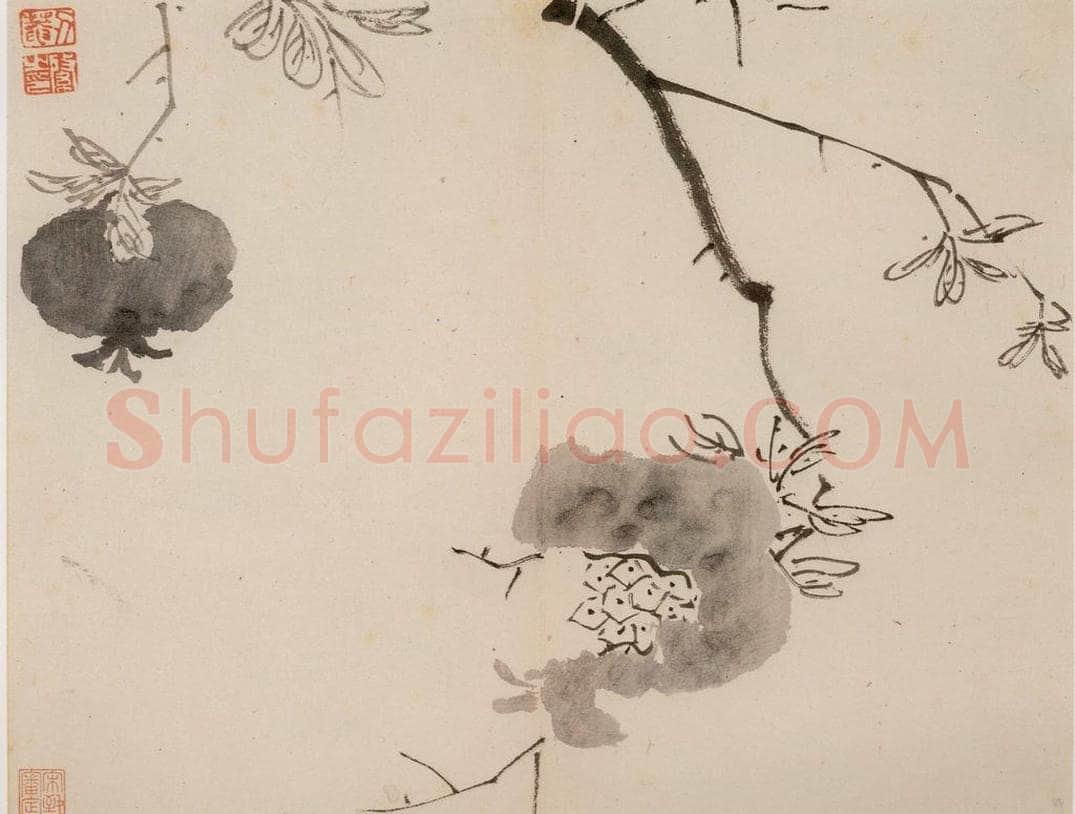 清 传綮 《写生》 书画作品