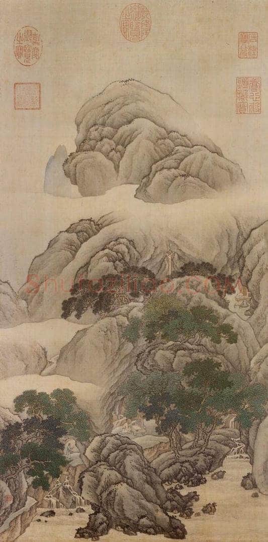 清 王云 《画山水》 书画作品