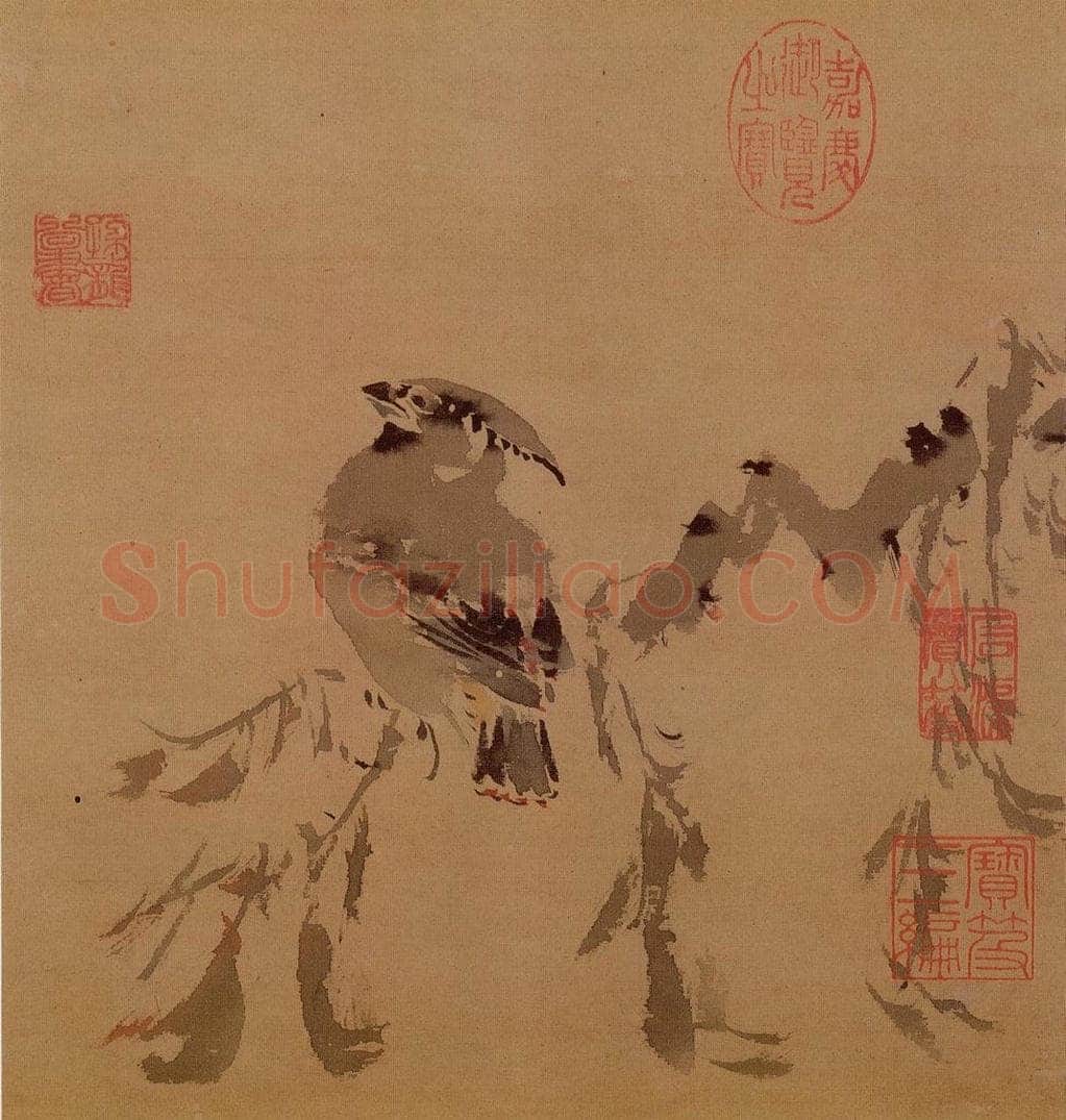 明 孙龍 《写生》 书画作品