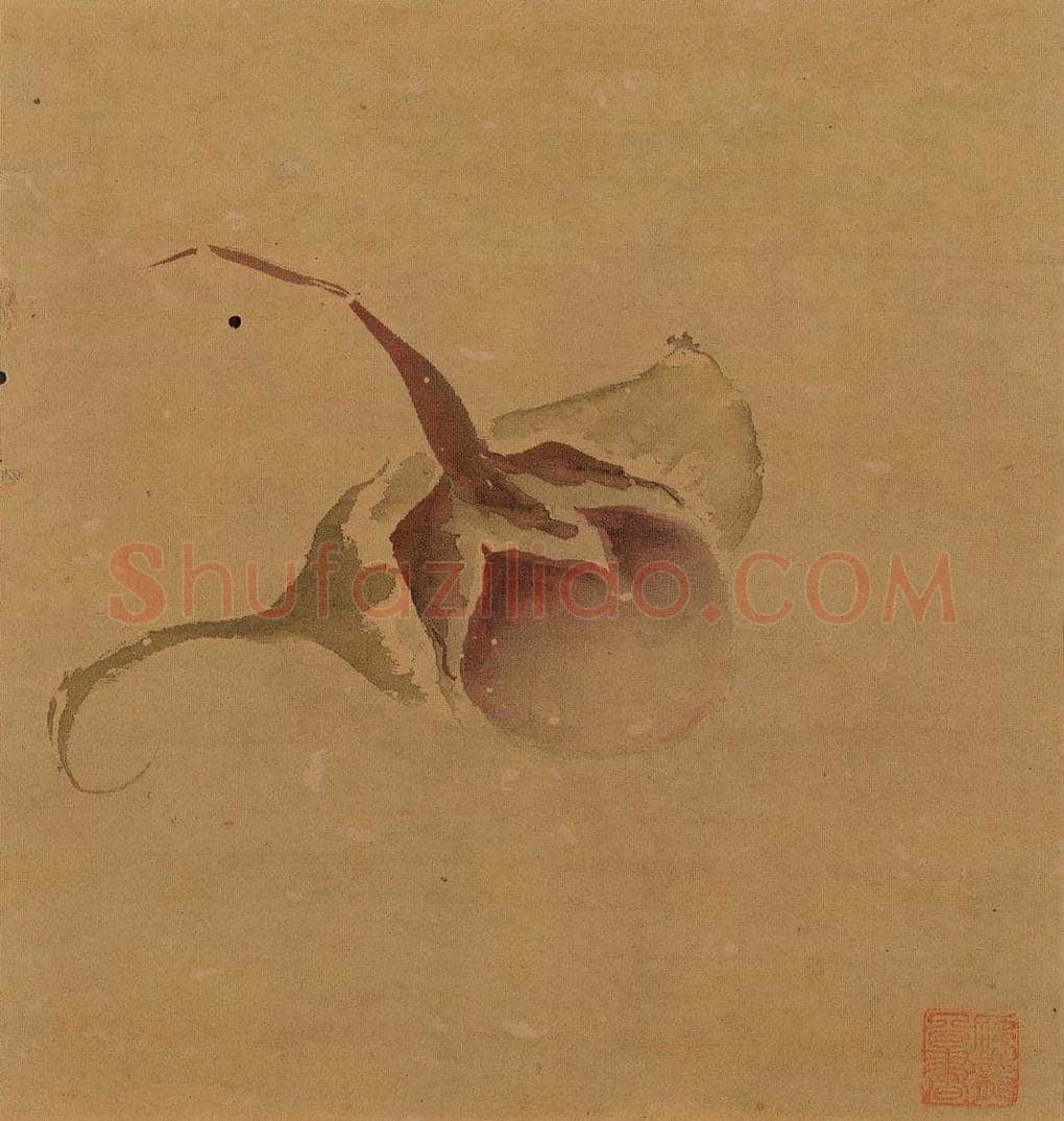 明 孙龍 《写生》 书画作品