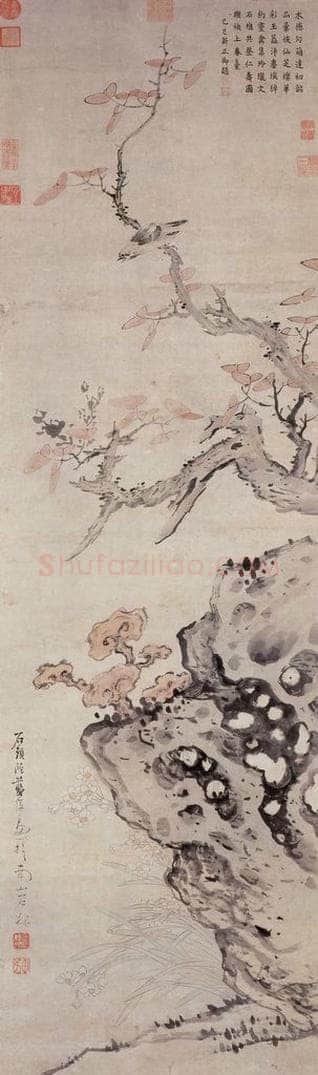 明 蓝瑛 《群仙上寿图》 书画作品