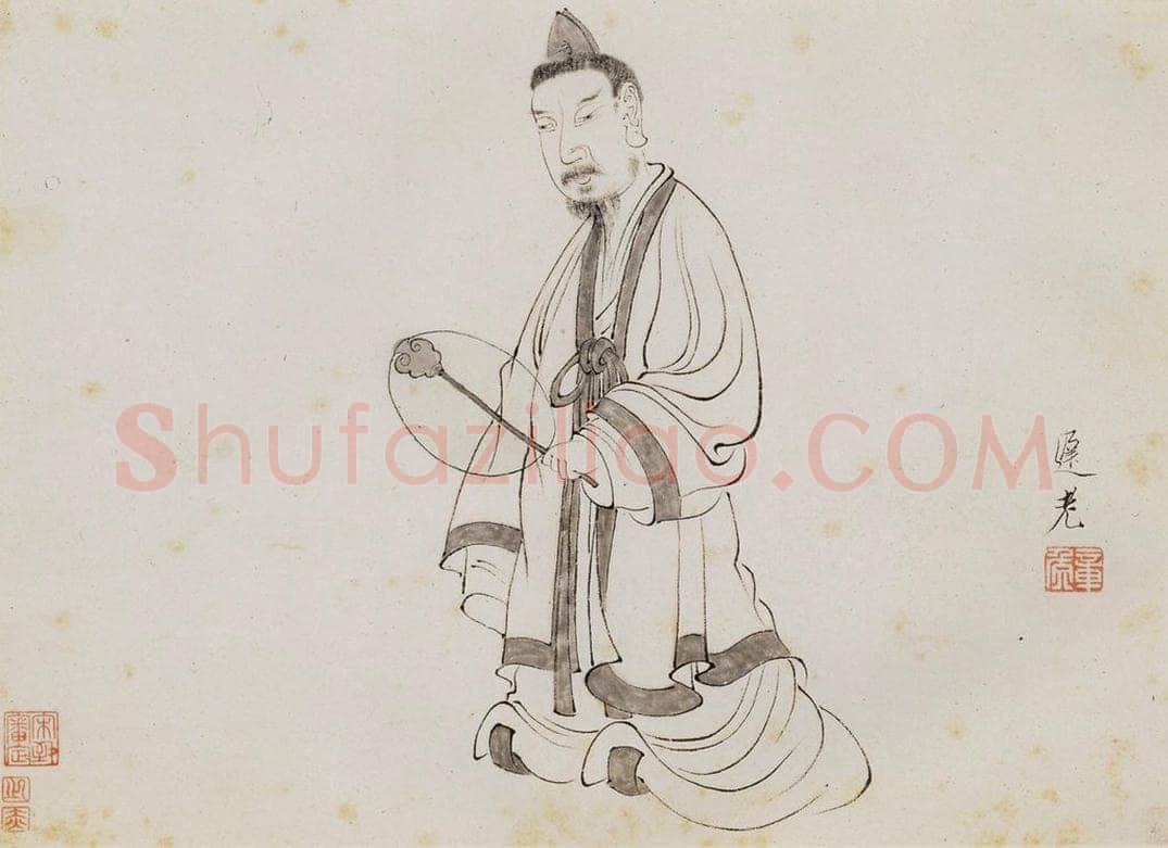 明 陈洪绶 《画隐居十六觀》 书画作品
