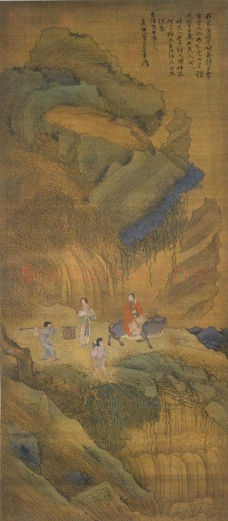 明 崔子忠 《云中鸡犬》 书画作品