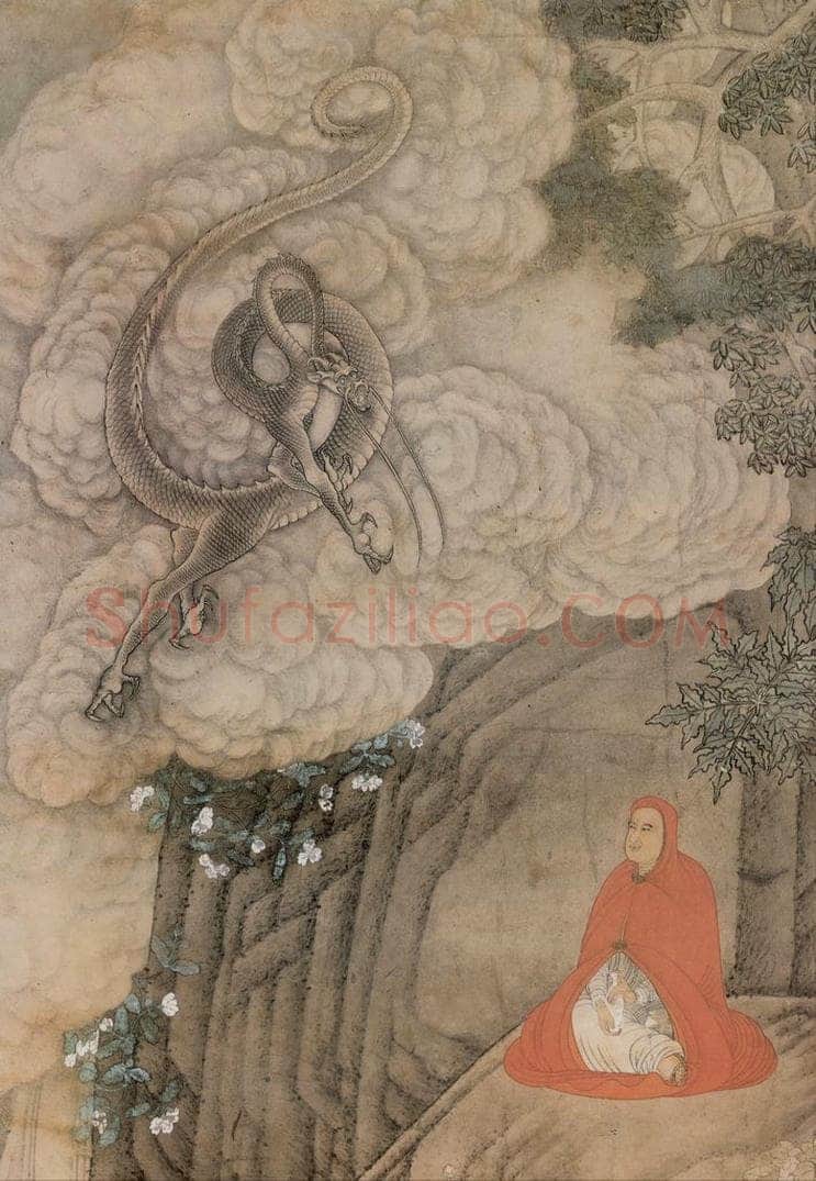 明 吴彬 《画罗汉》 书画作品