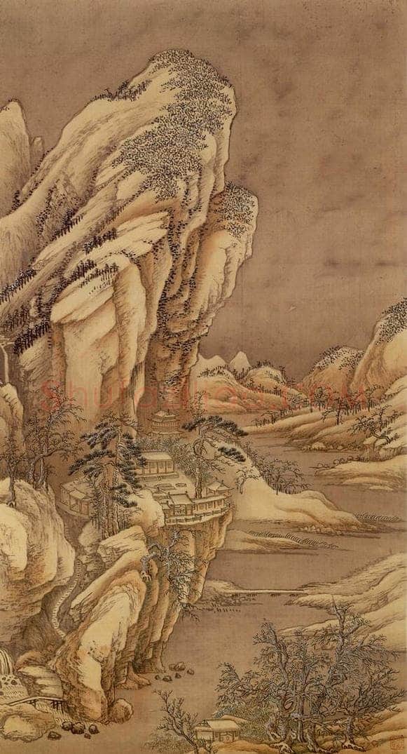 清 王翚 《临唐宋各家山水（十二开）》 书画作品