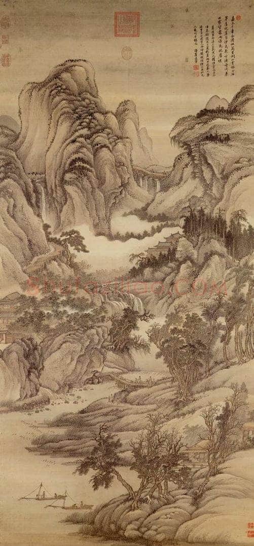 清 王翬 山水 书画作品