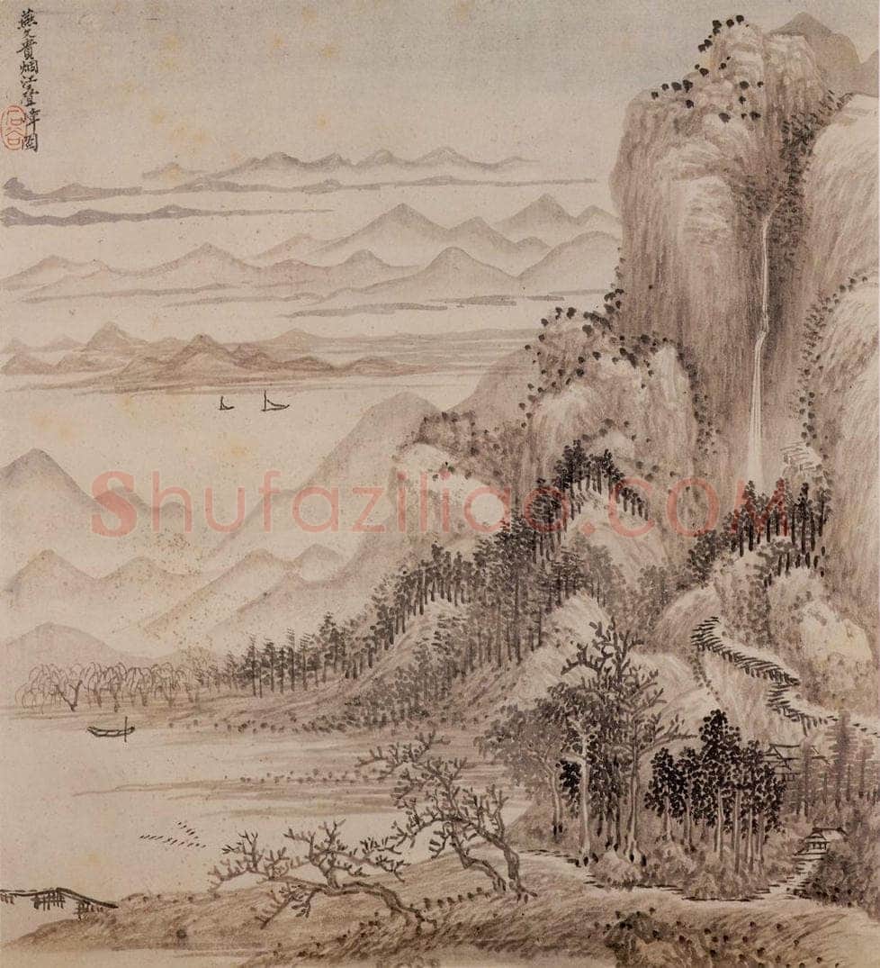 清 王翬 宋元山水 书画作品
