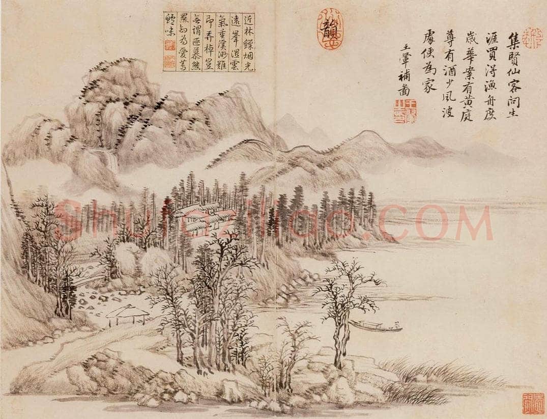 清 王翬 山水 书画作品