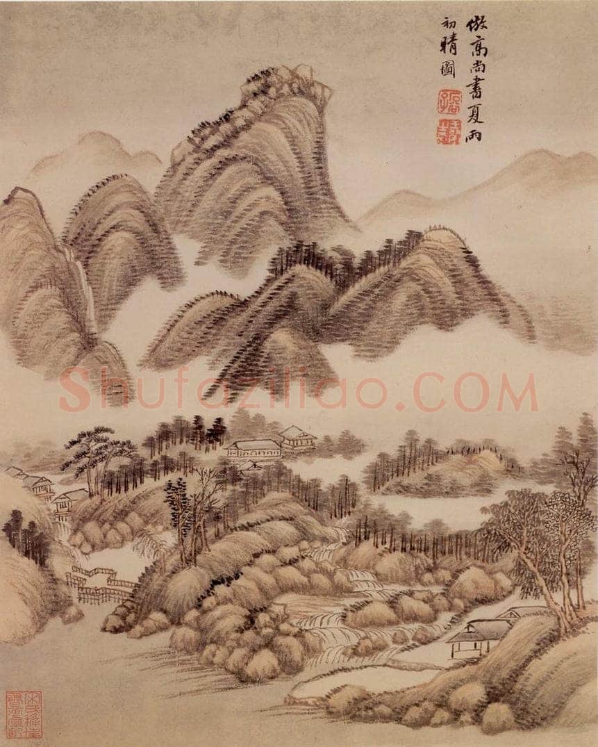 清 王翬 图绘 书画作品