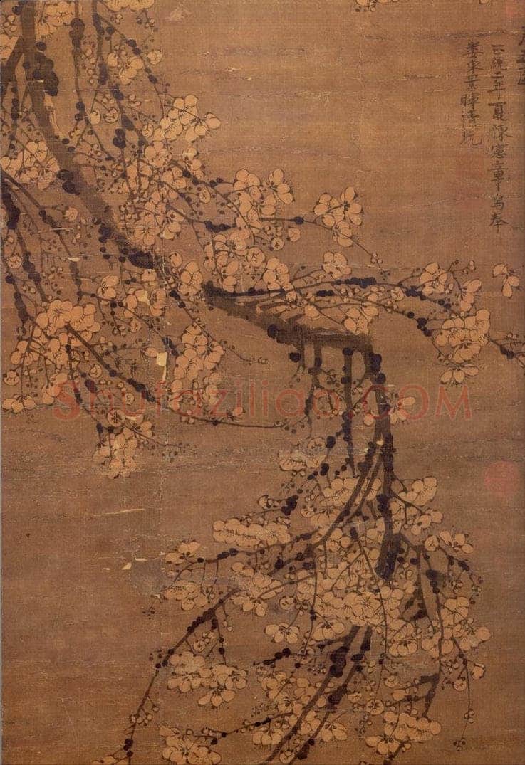 明 陈宪章 《万玉图》 书画作品