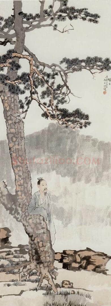 现代 徐悲鸿 《歸去轴》 书画作品