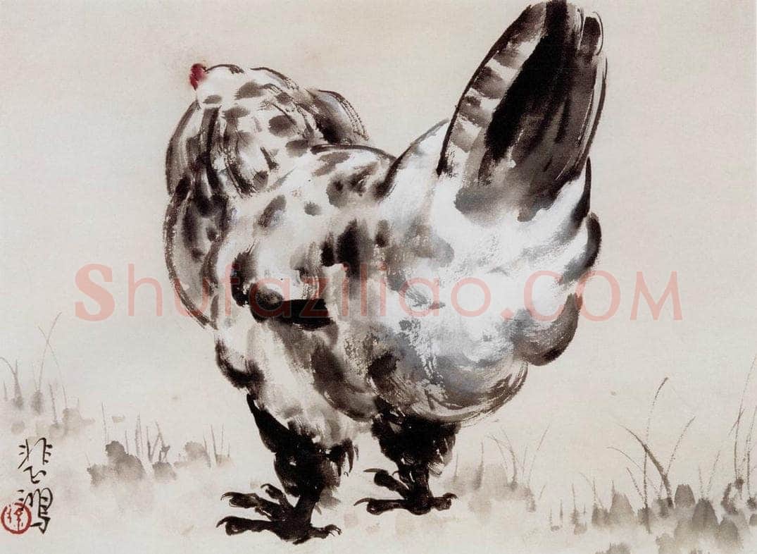 现代 徐悲鸿 《动物册页》 书画作品