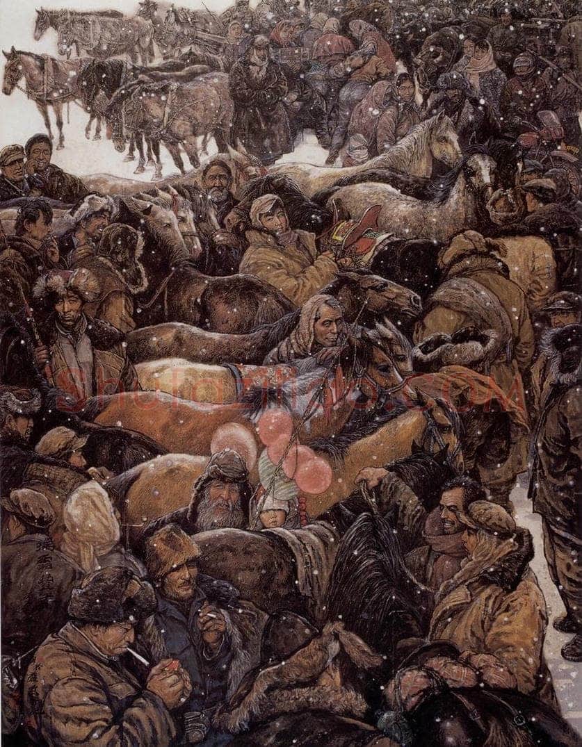1995年 许勇 《瑞雪丰年》 书画作品