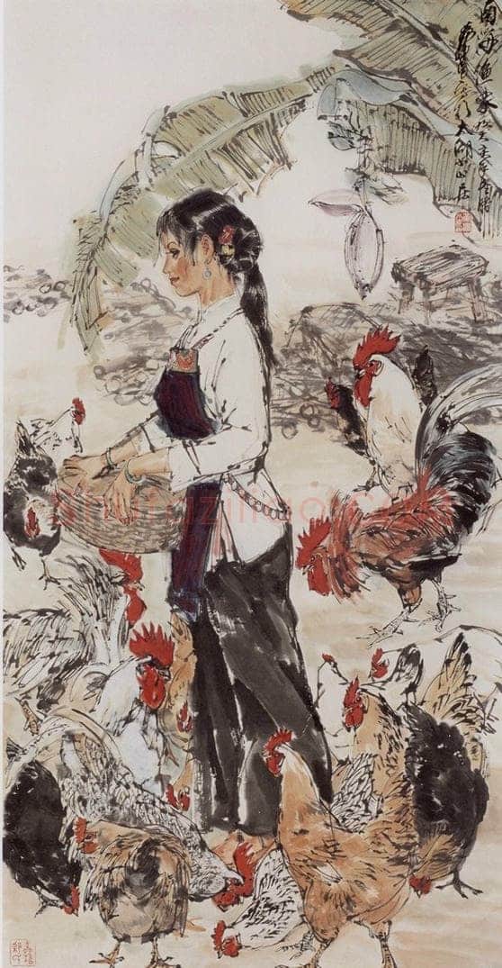 1983年 黄胄 《南海渔家》 书画作品