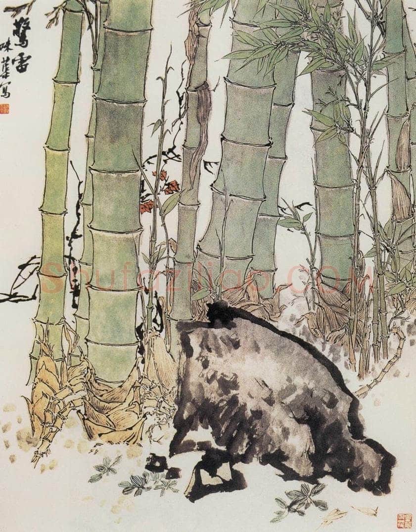 1962年 郭味蕖 《惊雷》 书画作品