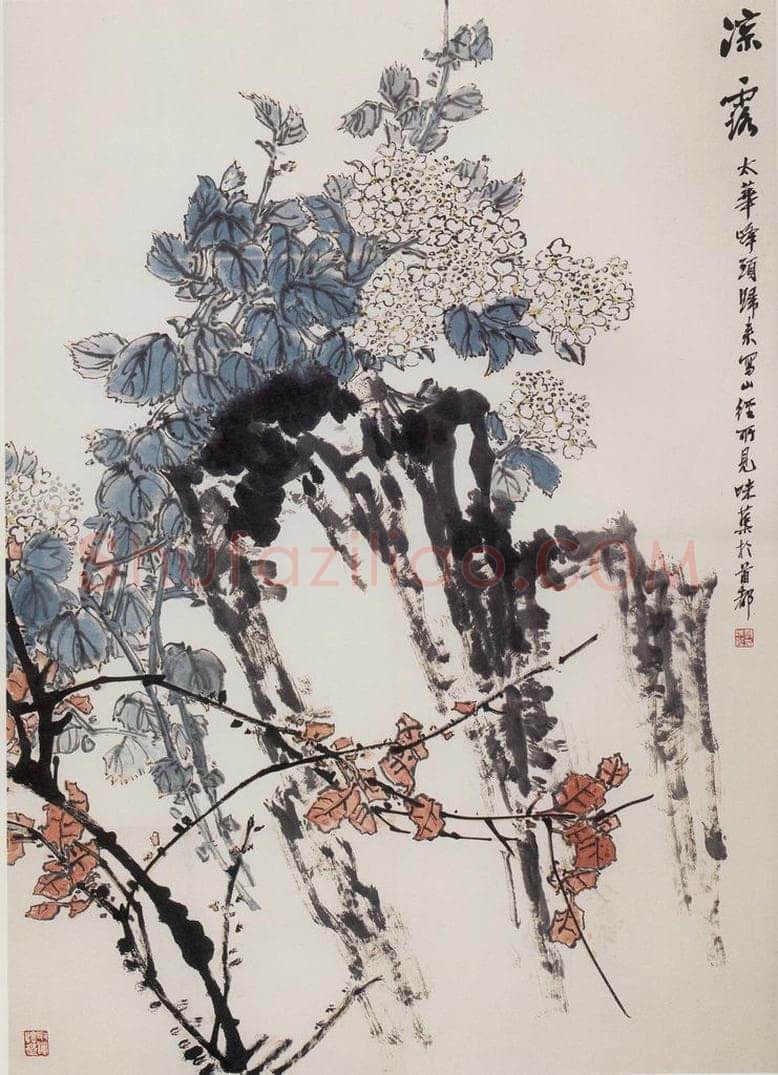1964年 郭味蕖 《凉露》 书画作品