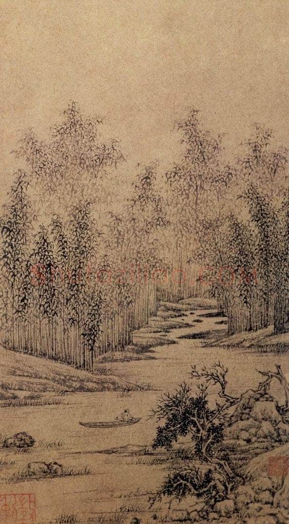 明 文徵明 《山水册》 书画作品