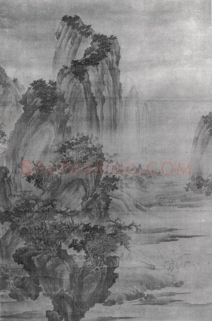 五代 荆浩 渔乐图 书画作品