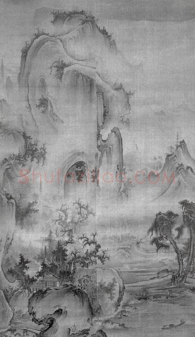 北宋 郭熙 云烟揽胜图 书画作品
