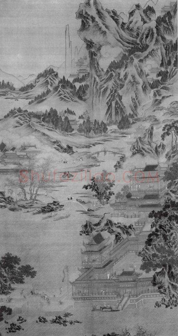 北宋 郭熙 滕王阁图 书画作品