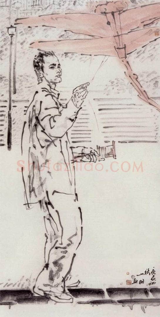 2000年 吴山明 《秋硕》 书画作品