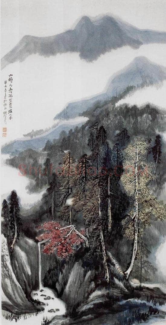 1981年 何海霞 王维诗意图 书画作品