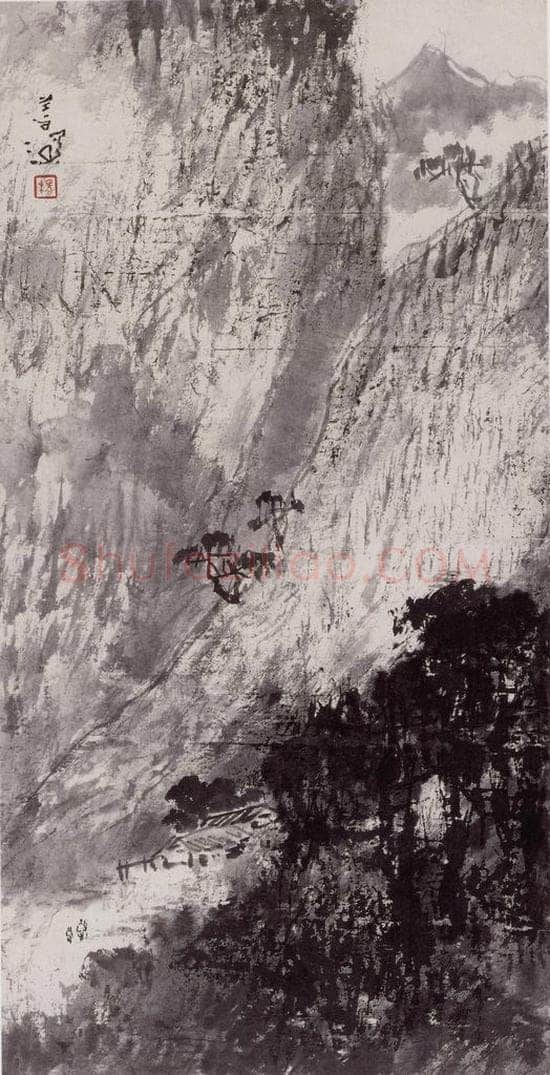  杨善深 《山居图》 书画作品