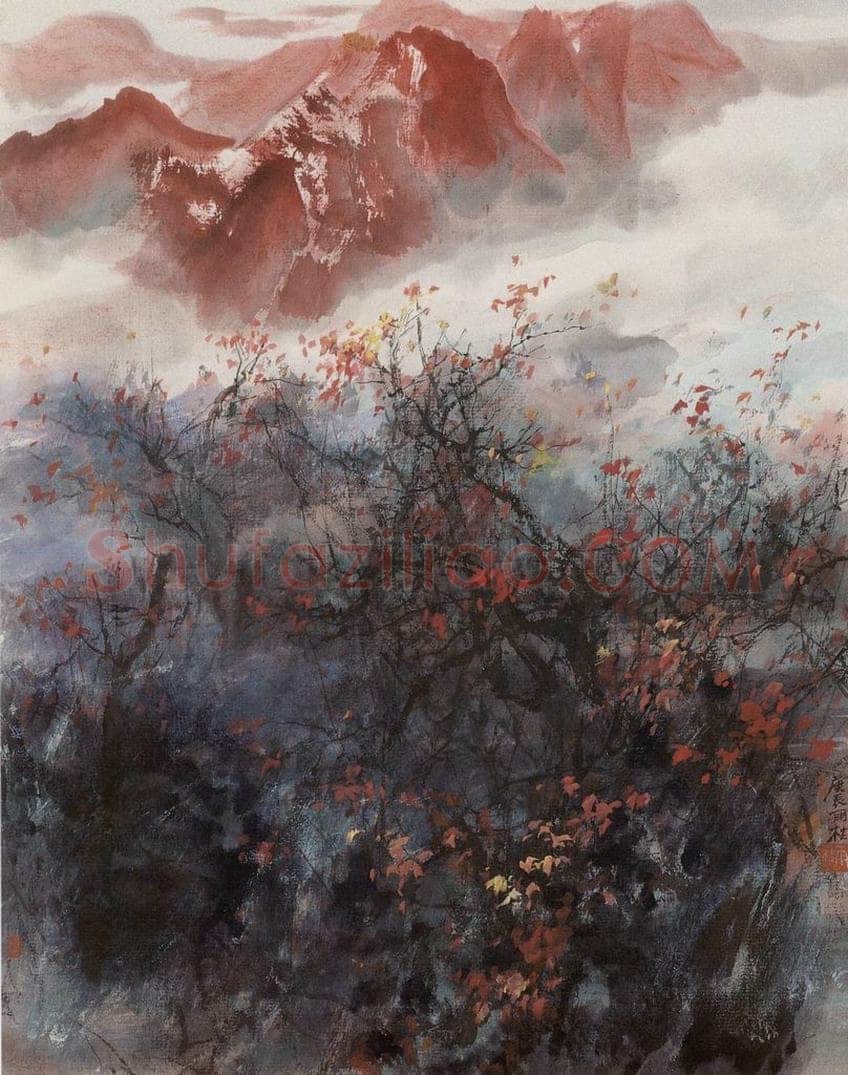 近现代 宋雨桂 《菁山行》 书画作品