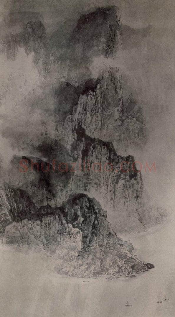 近现代 宋雨桂 《长江明珠图》 书画作品