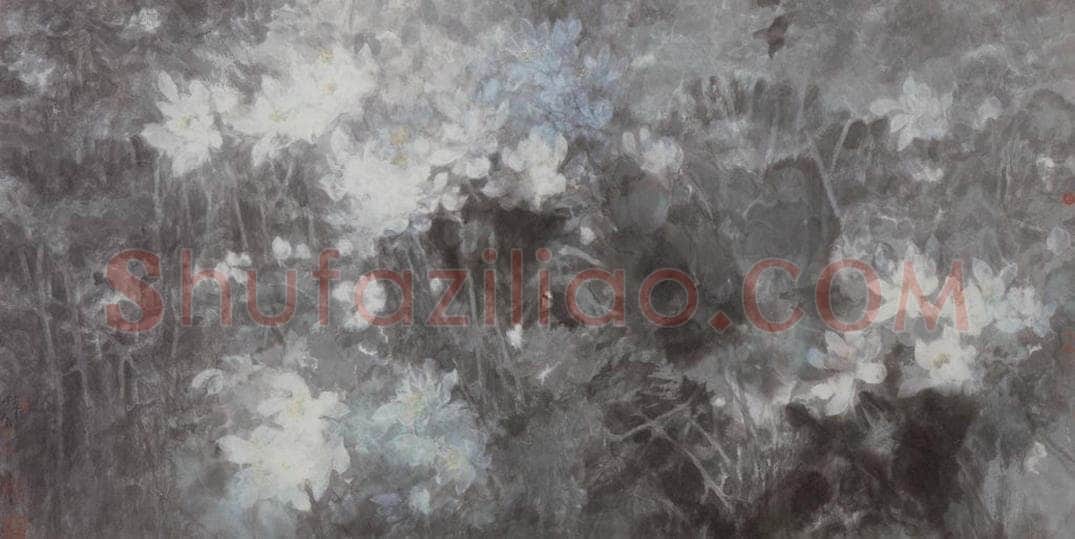 近现代 宋雨桂 《冷艳》 书画作品