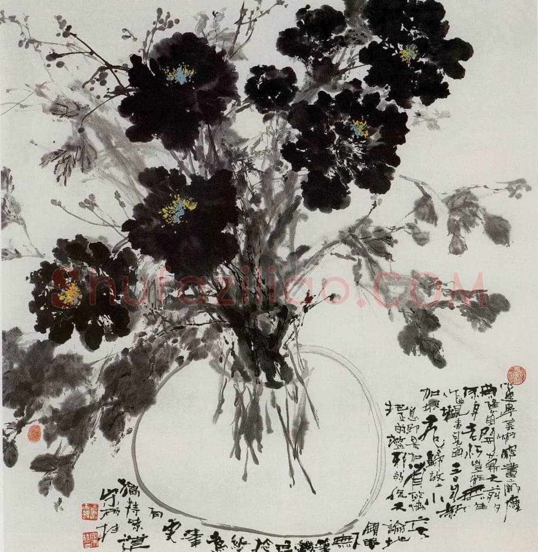 近现代 宋雨桂 《晨妆》 书画作品