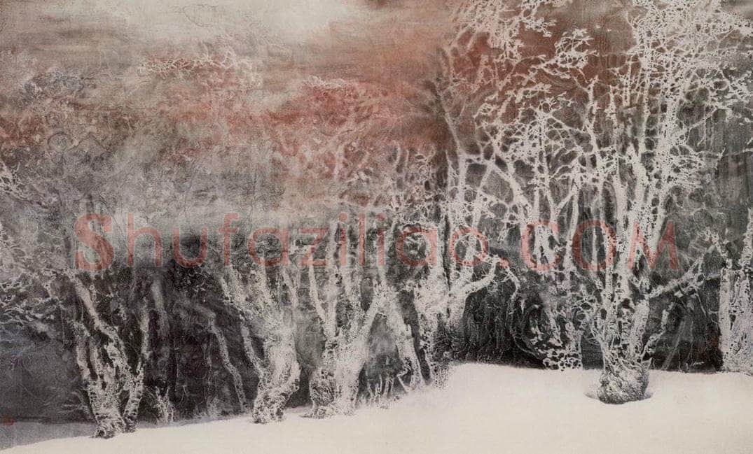 近现代 宋雨桂 《晨光》 书画作品