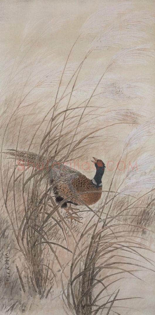 1962 方人定 《秋野》 书画作品