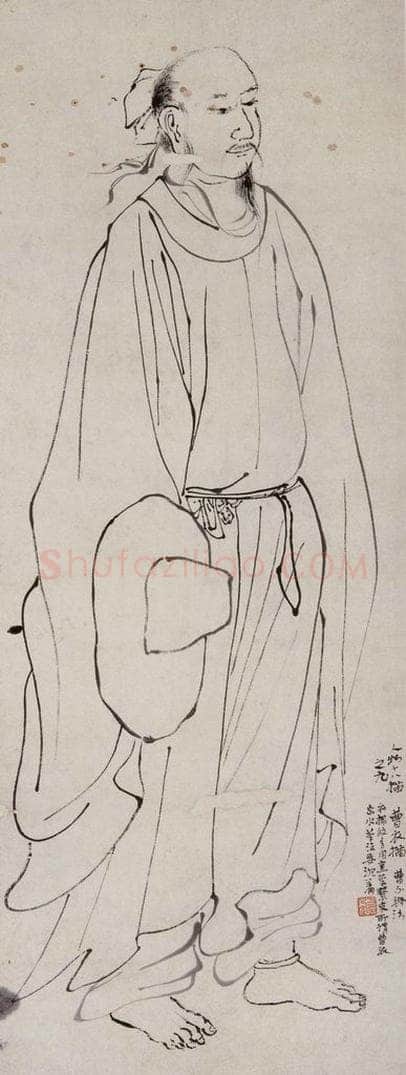 1947-1949 方人定 《曹衣描》 书画作品