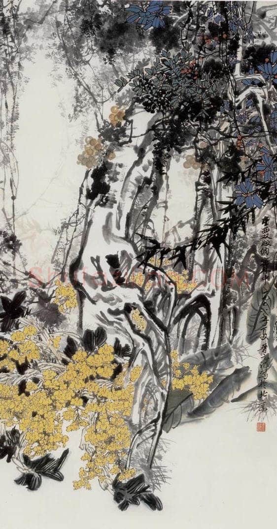 1978年 王晋元 《在西双版纳密林中》 书画作品