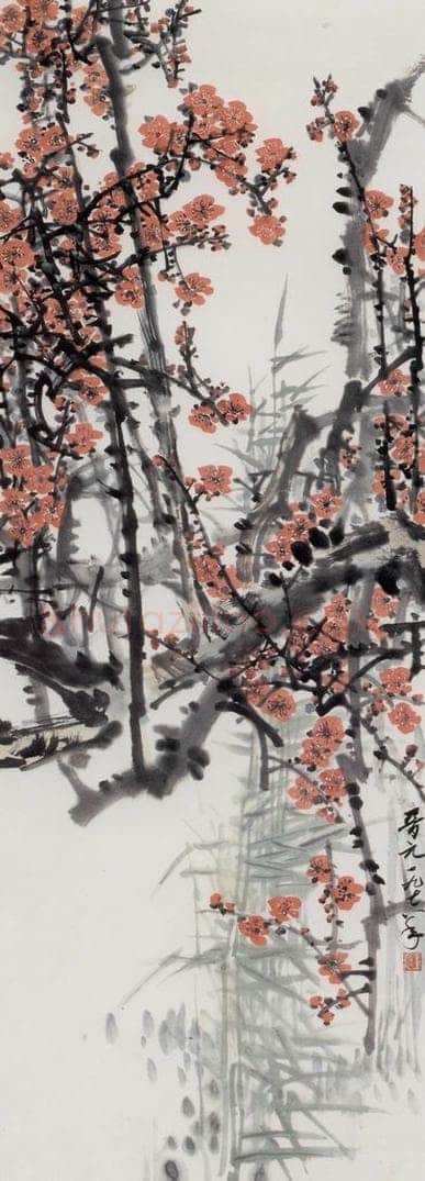 1978年 王晋元 《花卉四屏》 书画作品