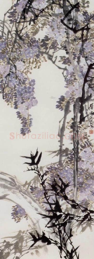 1978年 王晋元 《花卉四屏》 书画作品