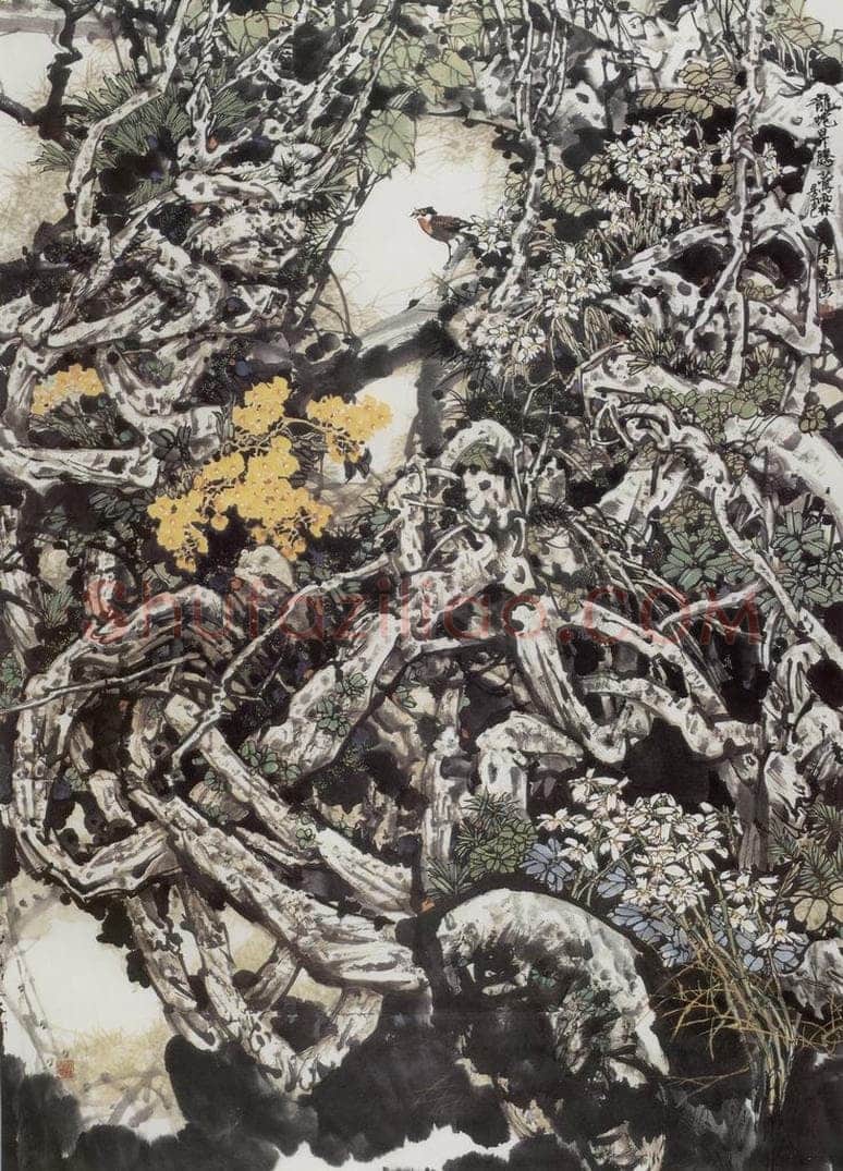  王晋元 《龙蛇升腾》 书画作品