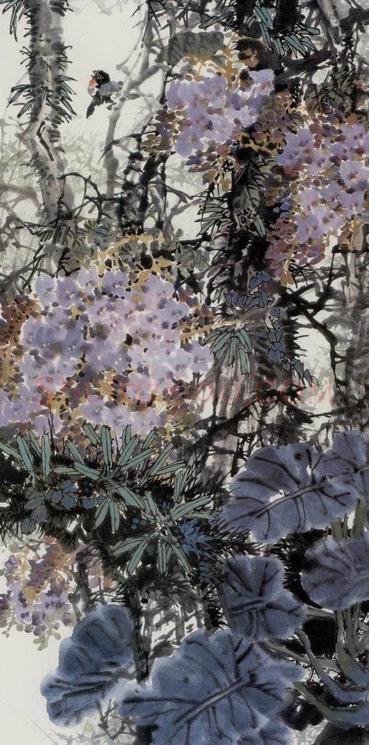 1982年 王晋元 《春声》 书画作品