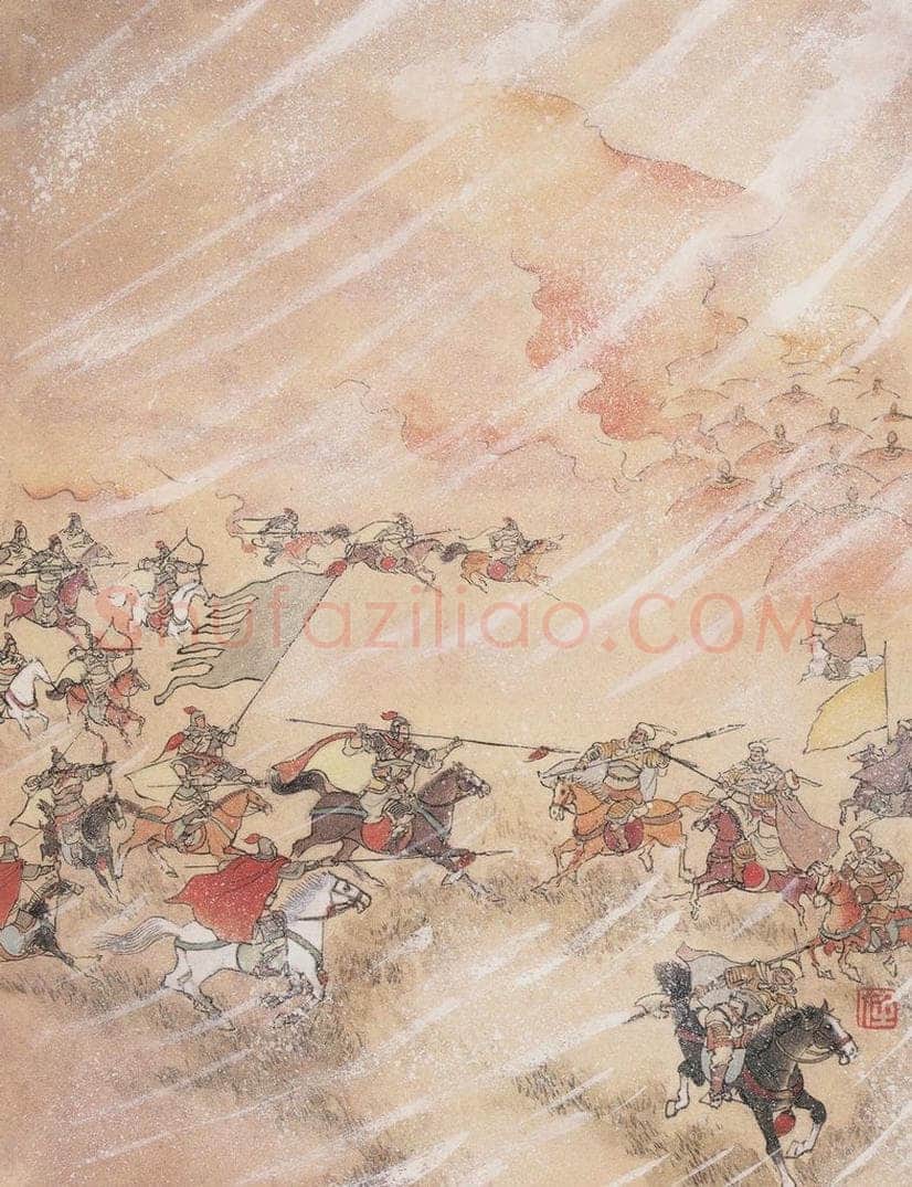 1985年 任率英 《边塞诗》 书画作品