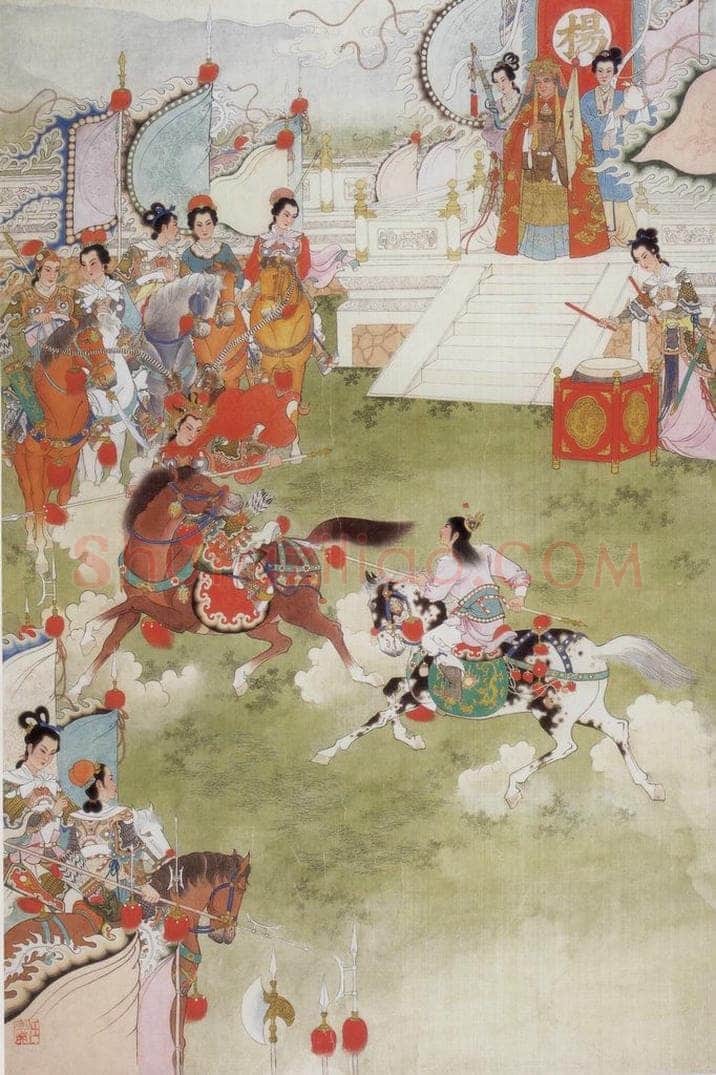 1963年 任率英 《百岁挂帅》 书画作品