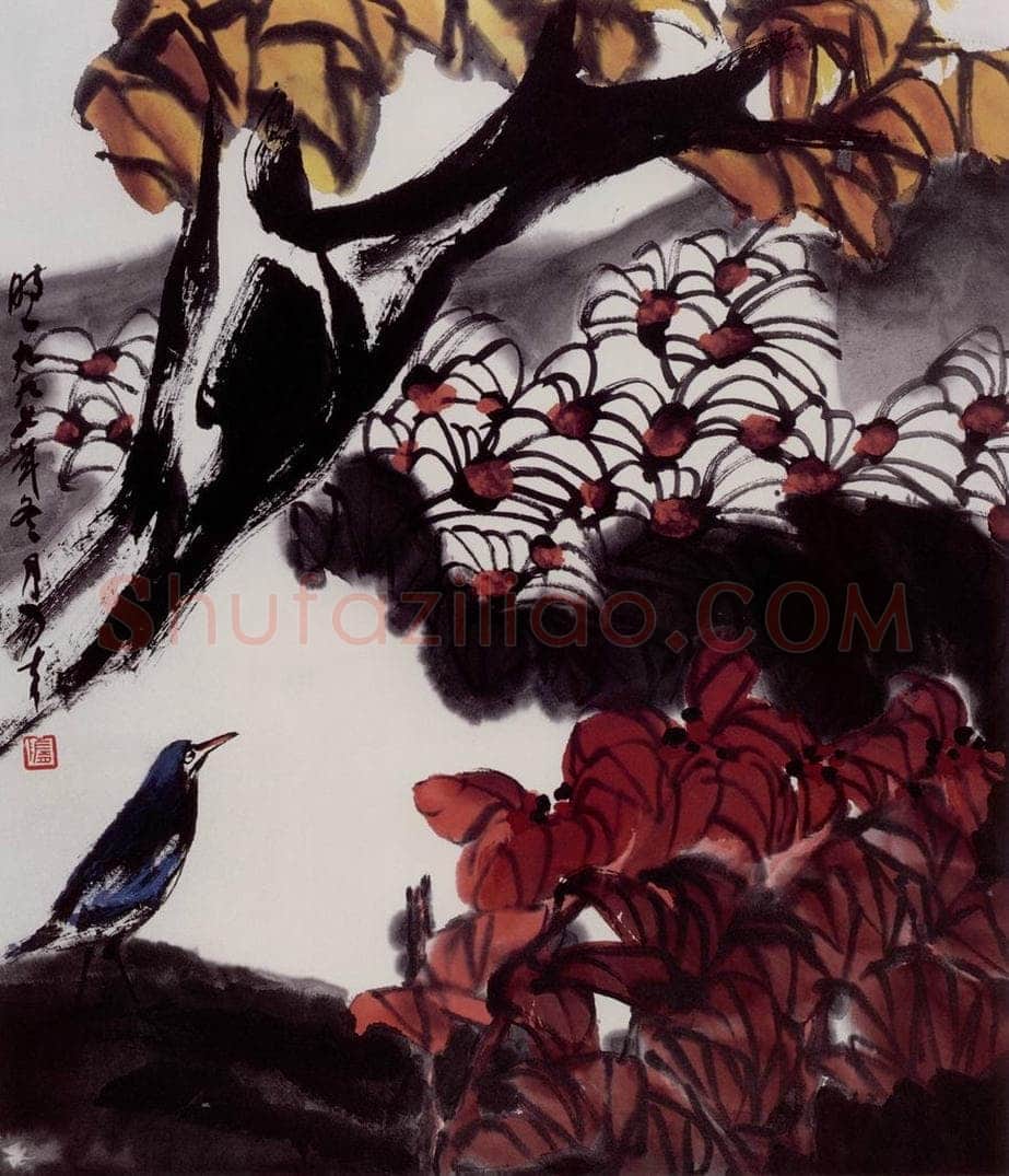 1991年 隋易夫 《五彩飘举》 书画作品