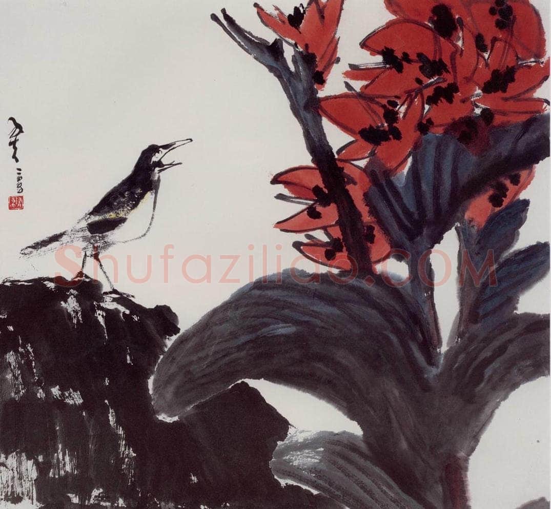 2000年 隋易夫 《叫美人》 书画作品