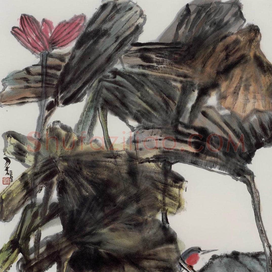 2003年 隋易夫 《西湖晴莲》 书画作品