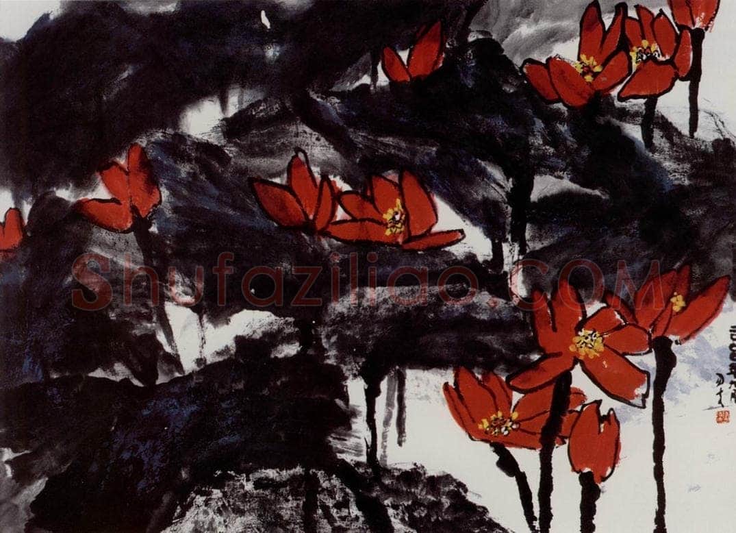 2000年 隋易夫 《晴日弄姿》 书画作品