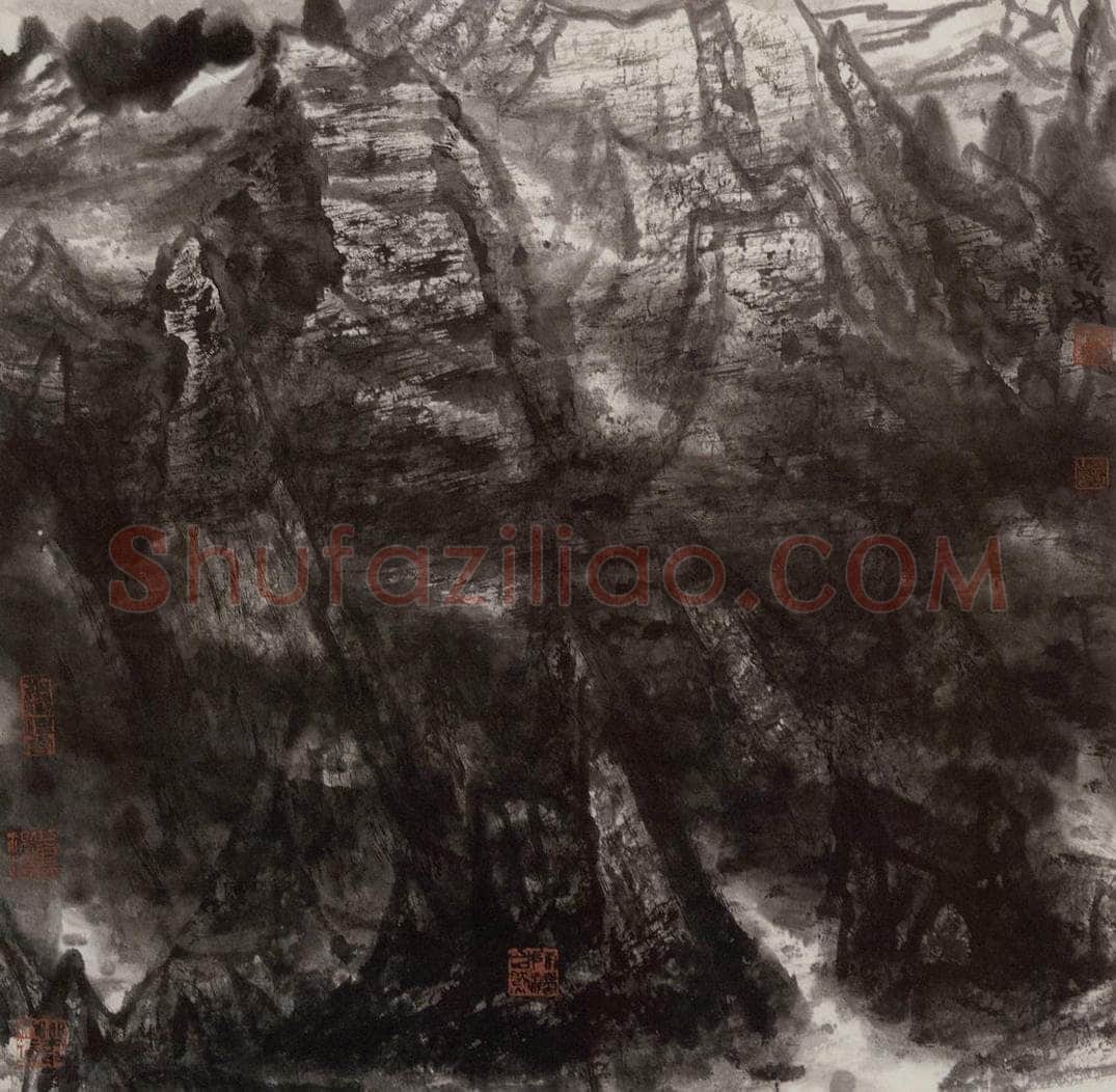 2002年 李宝林 《西疆风骨》 书画作品