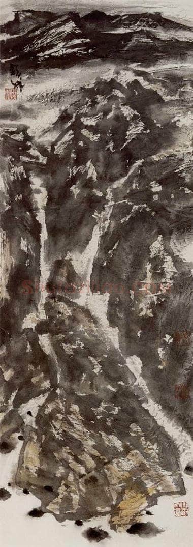 2003年 李宝林 《仰望葱岭》 书画作品