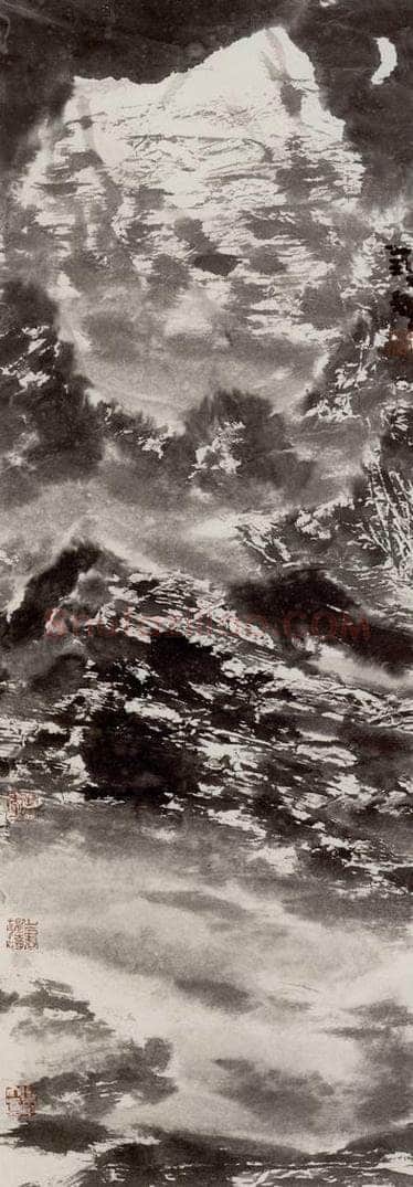 2003年 李宝林 《仰望葱岭》 书画作品