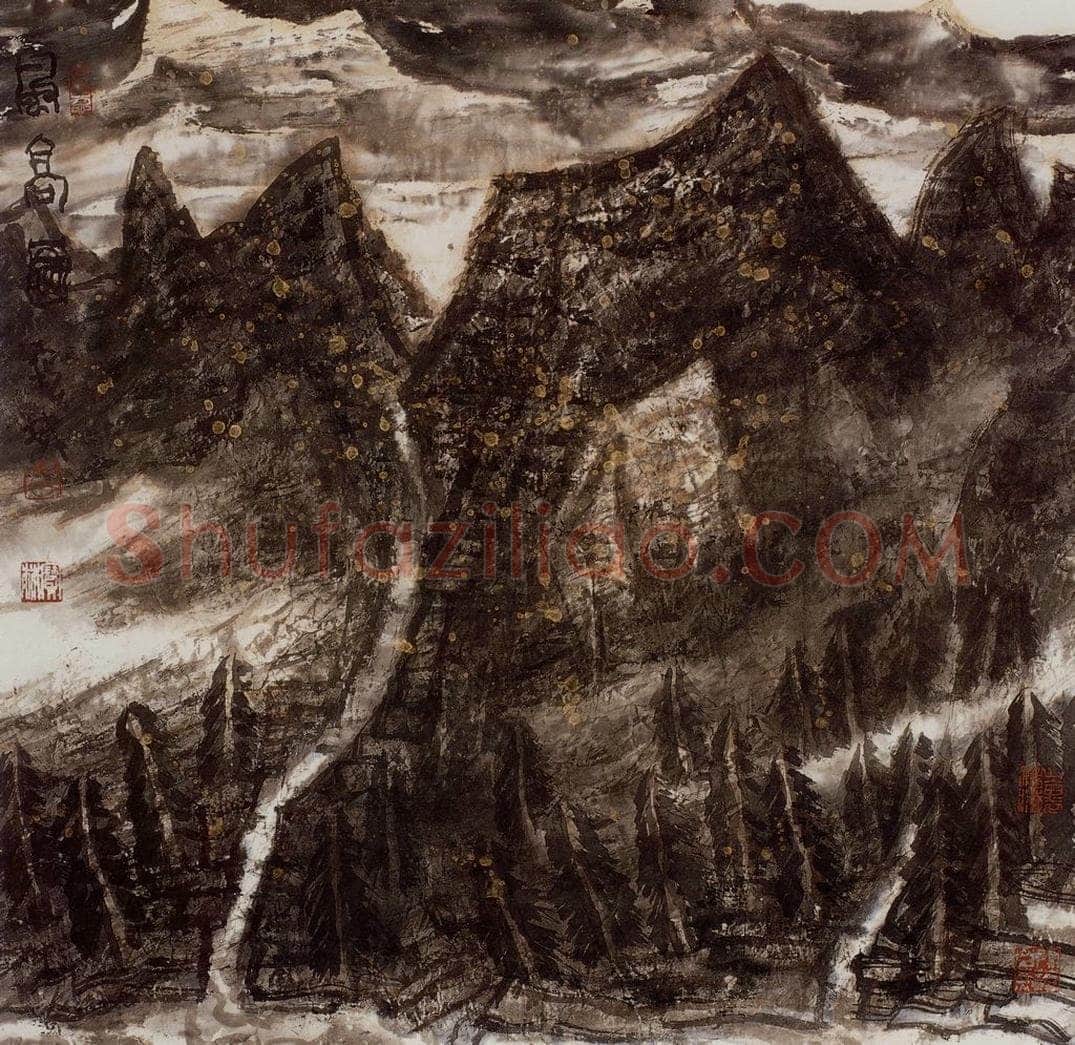 2003年 李宝林 《风高图》 书画作品